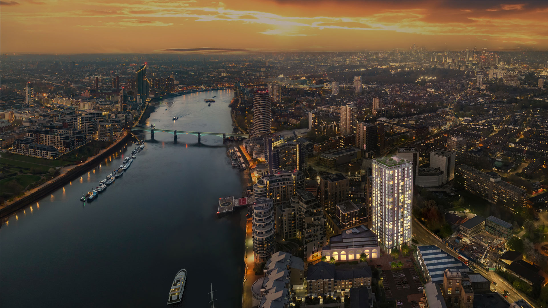 The HiLight, Battersea/London gayrimenkul projesi görseli